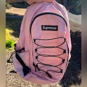 Supreme backpack pink